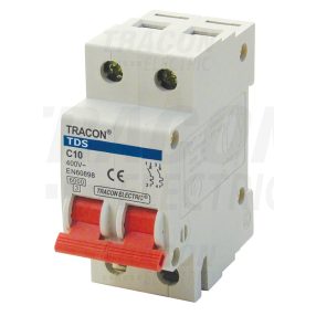 Kismegszakító, színes karral, 2 pólus, B karakterisztika