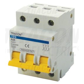 Kismegszakító, színes karral, 3 pólus, C karakterisztika