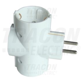 Többférőhelyes átalakító csatlakozó, normál, fehér