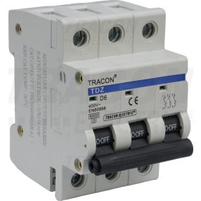 Kismegszakító, 3 pólus, D karakterisztika