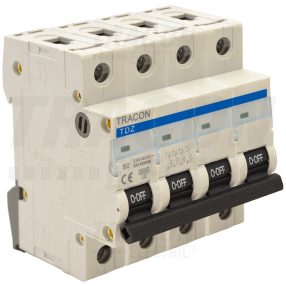 Kismegszakító, 4 pólus, C karakterisztika