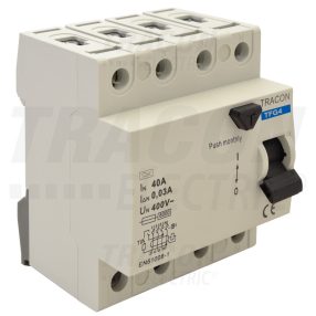 Áram-védőkapcsoló, 4 pólusú