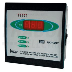   Fázisjavító automatika, egyfázisú, 5 kondenzátor telephez