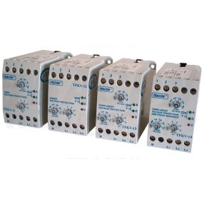 Védőrelé, feszcsök/fesznöv. 3 fázisra, állítható