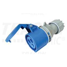 Ipari csatlakozóaljzat, külső tömítőszelencével