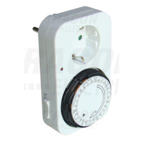 Dugaszolható heti kapcsolóóra, elektromechanikus