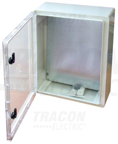 TME403017T Műanyag elosztószekrény átlátszó ajtóval