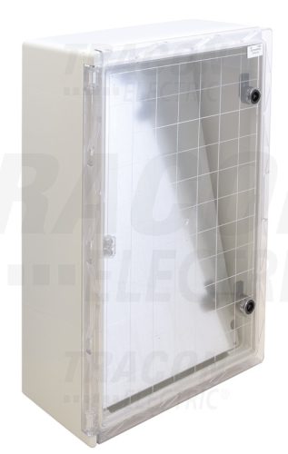 TME604020T Műanyag elosztószekrény átlátszó ajtóval
