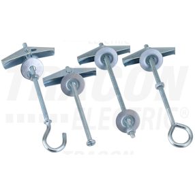 Mennyezet csavar, szemes fejjel, anyával, alátéttel