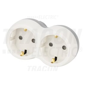 Többférőhelyes átalakító csatlakozó, szürke + fehér