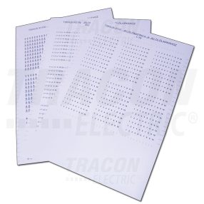 Jelölőmatrica J10 jelölőlapkához (1db A4-es ív)