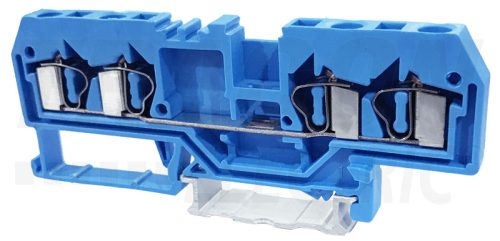 TSKC4/4-K Nullavezető ipari sorozatkapocs, rugós, sínre, kék