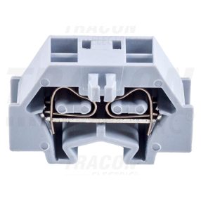   Mini rugós ipari sorozatkapocs, csavarral rögzíthető, szürke