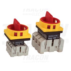   Tokozott biztonsági lakatolható szakaszoló kapcsoló, sárga