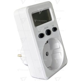 LCD kijelzőjű dugaszolható fogyasztásmérő