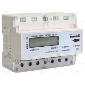   LCD kijelzésű fogyasztásmérő,közvetlen, MODBUS, 3F, 7 modul