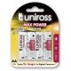 Uniross 1,5V LR6/AA/ceruza tartós alkáli elem MAX POWER 4db/csomag