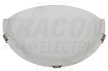 Tracon UFO-F-F Üveg oldalfali fél UFO lámpatest, fehér