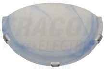 Tracon UFO-F-K Üveg oldalfali fél UFO lámpatest, kék
