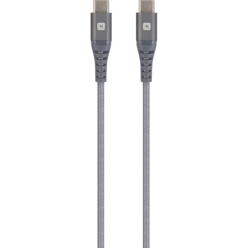 SKROSS Steel Line USB kábel, töltő, szinkron, (USB-C - USB-C) 1,2m