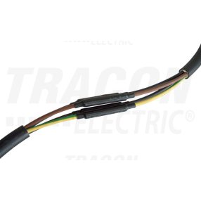   Zsugorcső készlet, darabolt, vastagfalú, 5 érhez, gyantás