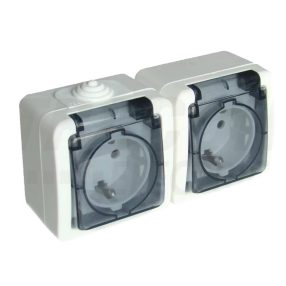 Falon kívüli kapcsoló és csatlakozóaljzat