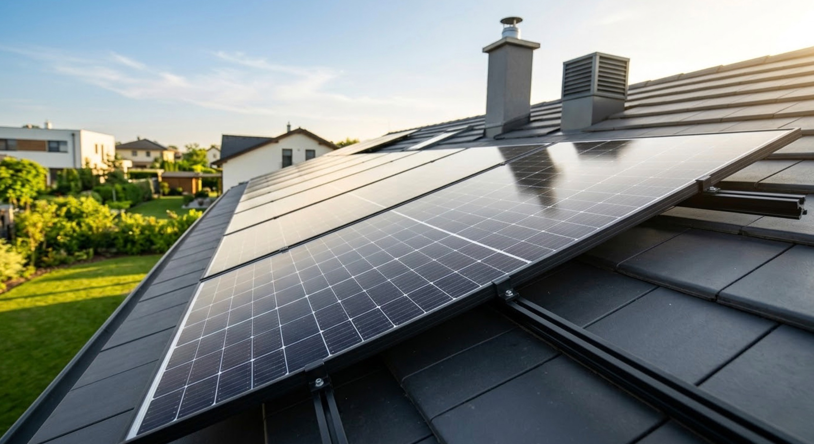 Prémium napelemek a tetőn