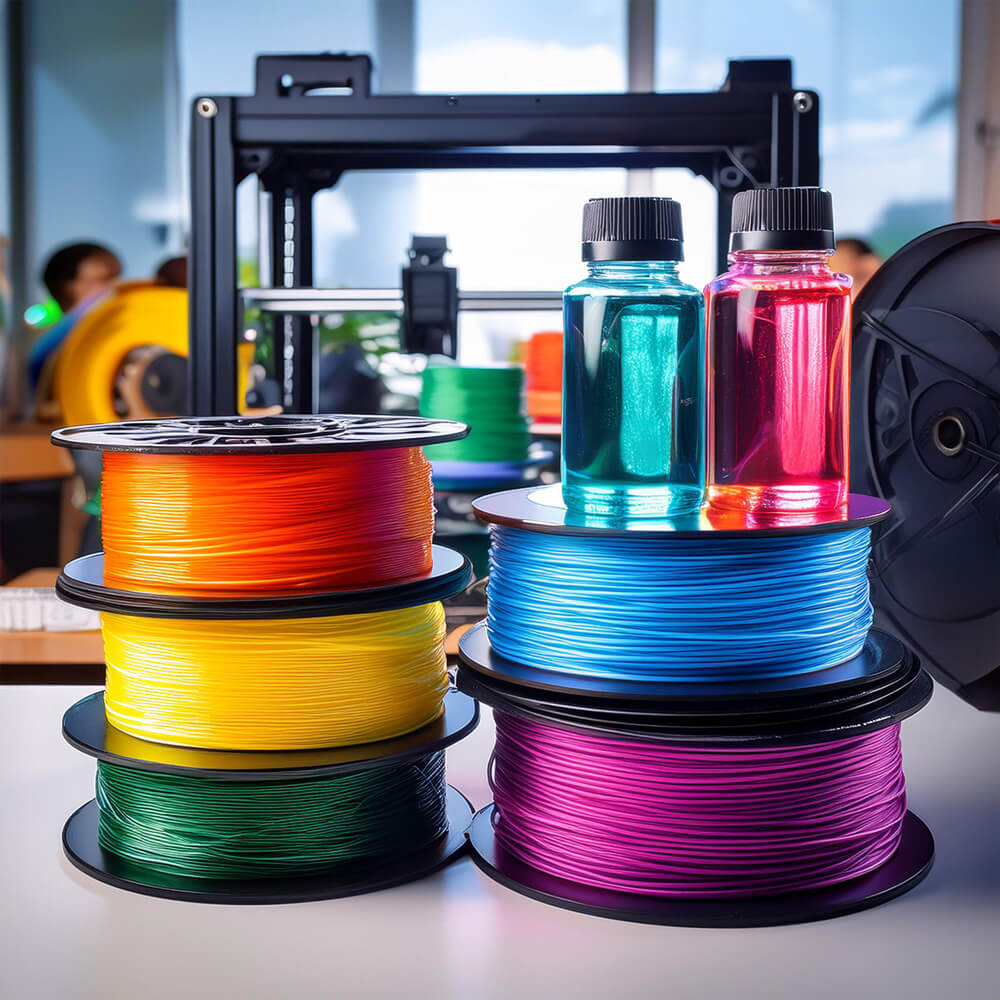 3D nyomtatási anyagok: resin és filament